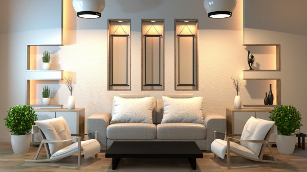 Intérieur harmonieux illustrant le Feng Shui
