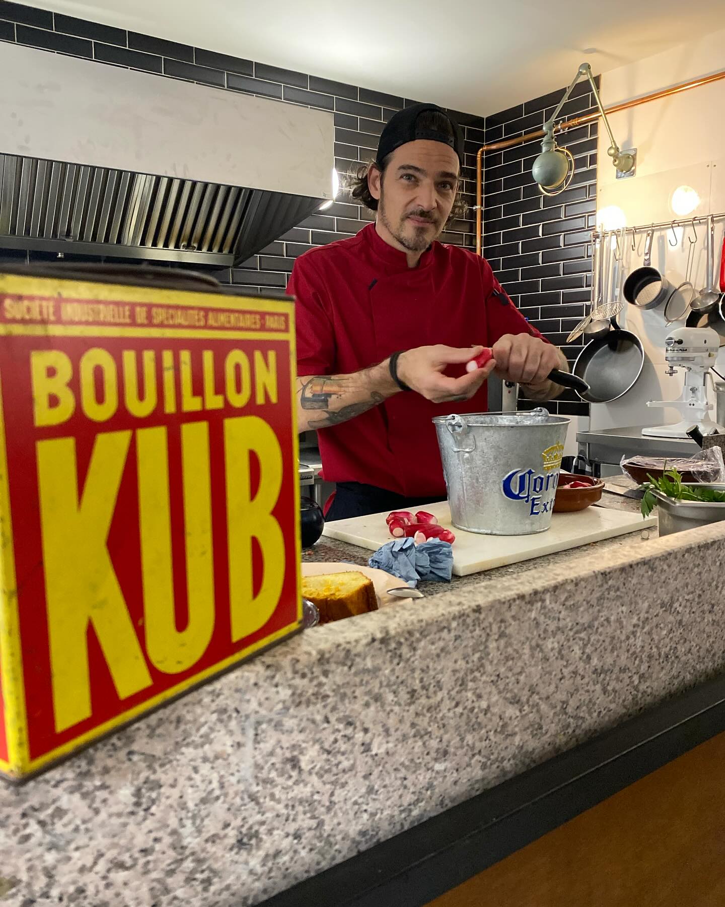 En cuisine à La Cantine de Lulu